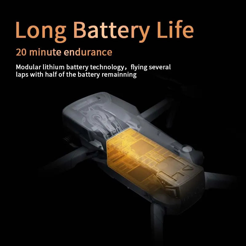 K6 Max RC Drone 4K Triple-Camera, 360° Obstacle Avoidance, Foldable Design, GPS Follow, Long Flight Time