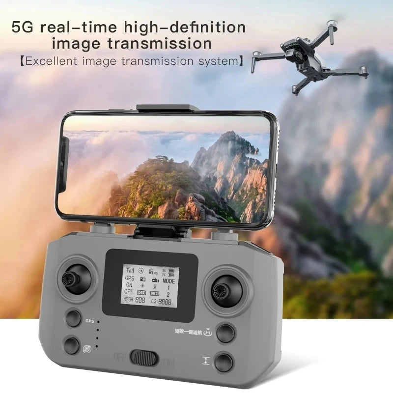 L600 PRO MAX GPS 5G Drone, Ultra 4K Dual Camera, Brushless Motors, Obstacle Avoidance, Long Flight Range