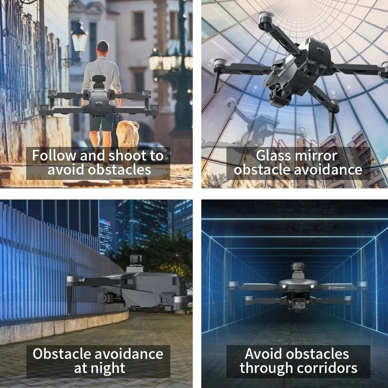 L600 PRO MAX GPS 5G Drone, Ultra 4K Dual Camera, Brushless Motors, Obstacle Avoidance, Long Flight Range