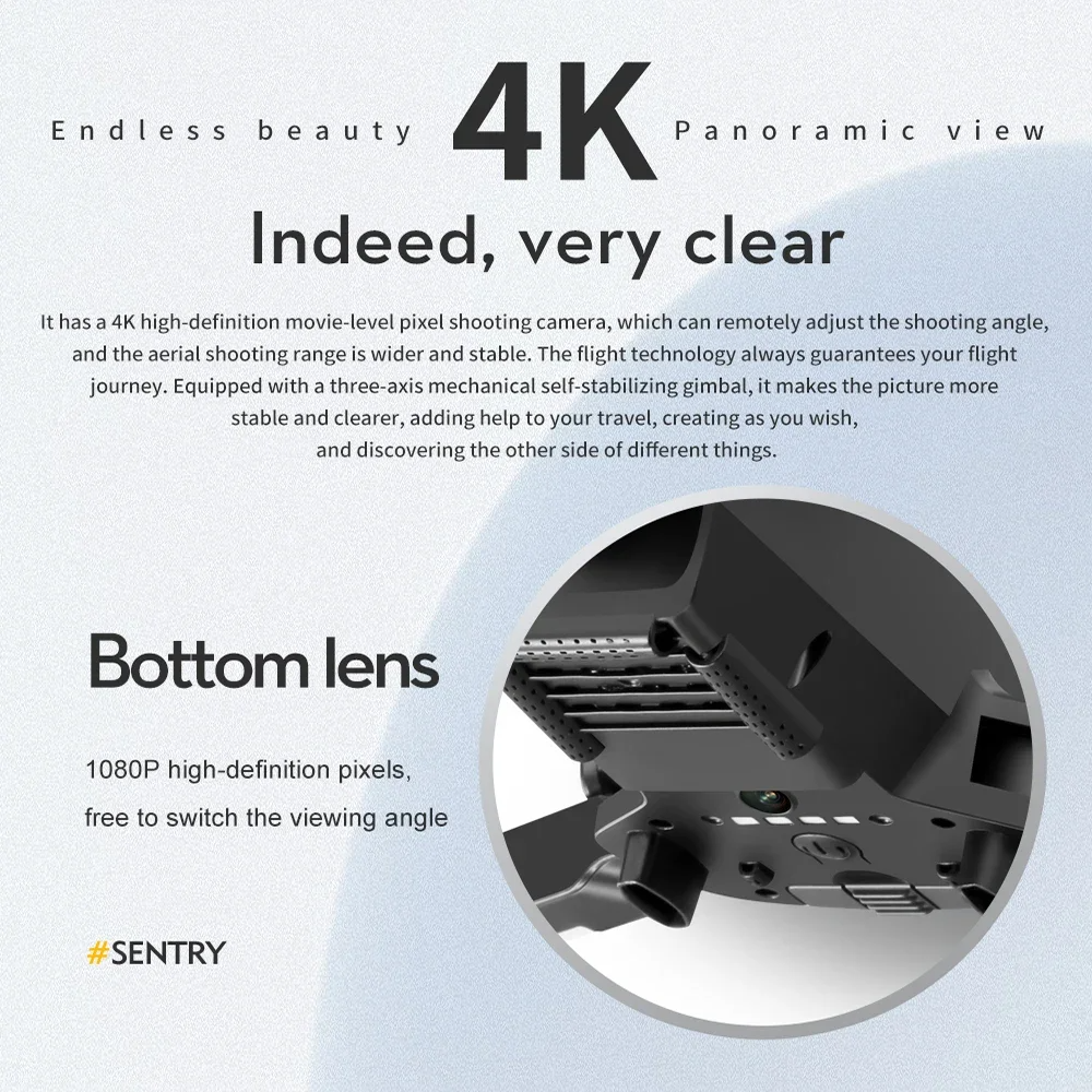 S7S Drone Profesional 6K HD Camera GPS