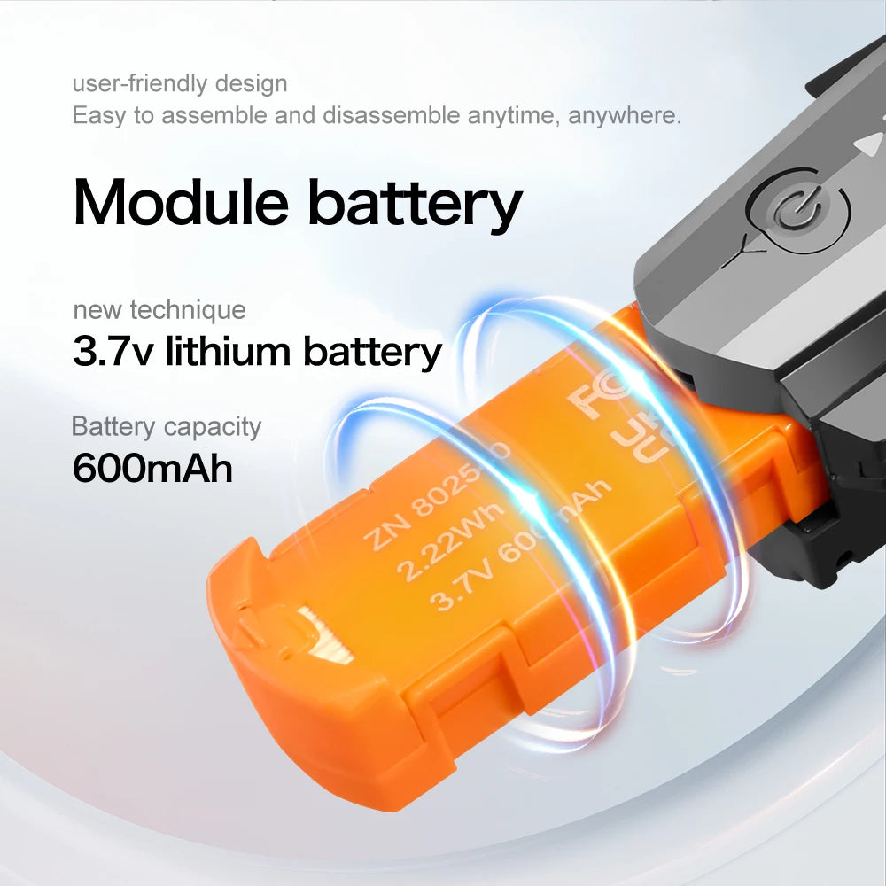 XD1 Mini Drone 4K Dual Camera, Optical Flow, WiFi FPV, Altitude Hold, 360° Flips, Headless Mode, Portable