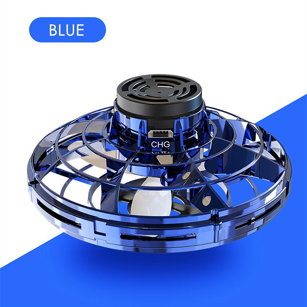 Flying Spinner Mini UFO Drone Hand Operated - YouDrone.co.uk