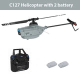 C127 2.4G RC Helicopter Professional 720P Camera 6 Axis Gyro WIFI Sentry Spy RC Drone Wide Angle Camera Single Paddle RC Toy - YouDrone.co.uk