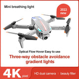 K108 Mini Infrared Obstacle Avoidance Drone 4K Profession Dual Camera Dynamic Lighting Folding Fixed Height Dron - YouDrone.co.uk