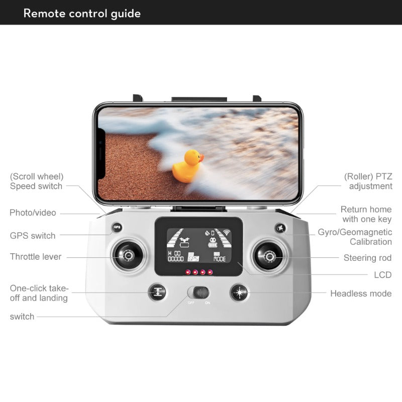 S7S Drone Profesional 6K HD Camera GPS