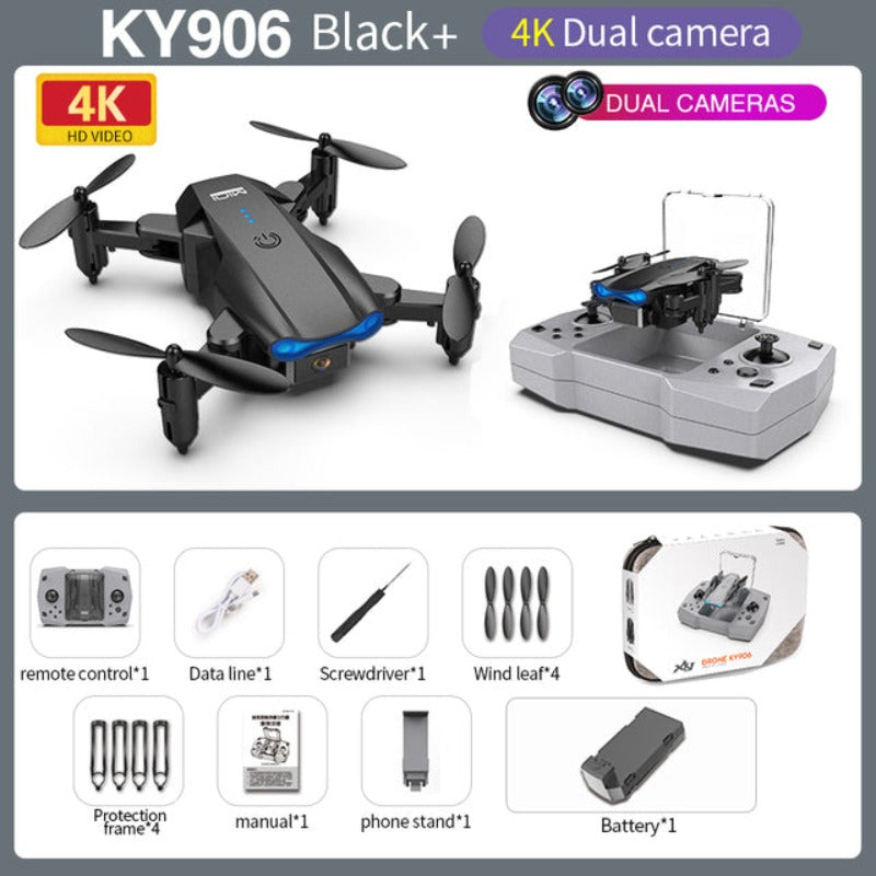 KY906 Mini Drone 4K Professional Dual Camera - YouDrone.co.uk