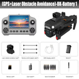 A1R 3S GPS Drone 8K Camera, Screen Remote Controller, 360 Laser Obstacle Avoidance, Brushless Motor, 5G WiFi, 1500m FPV Range