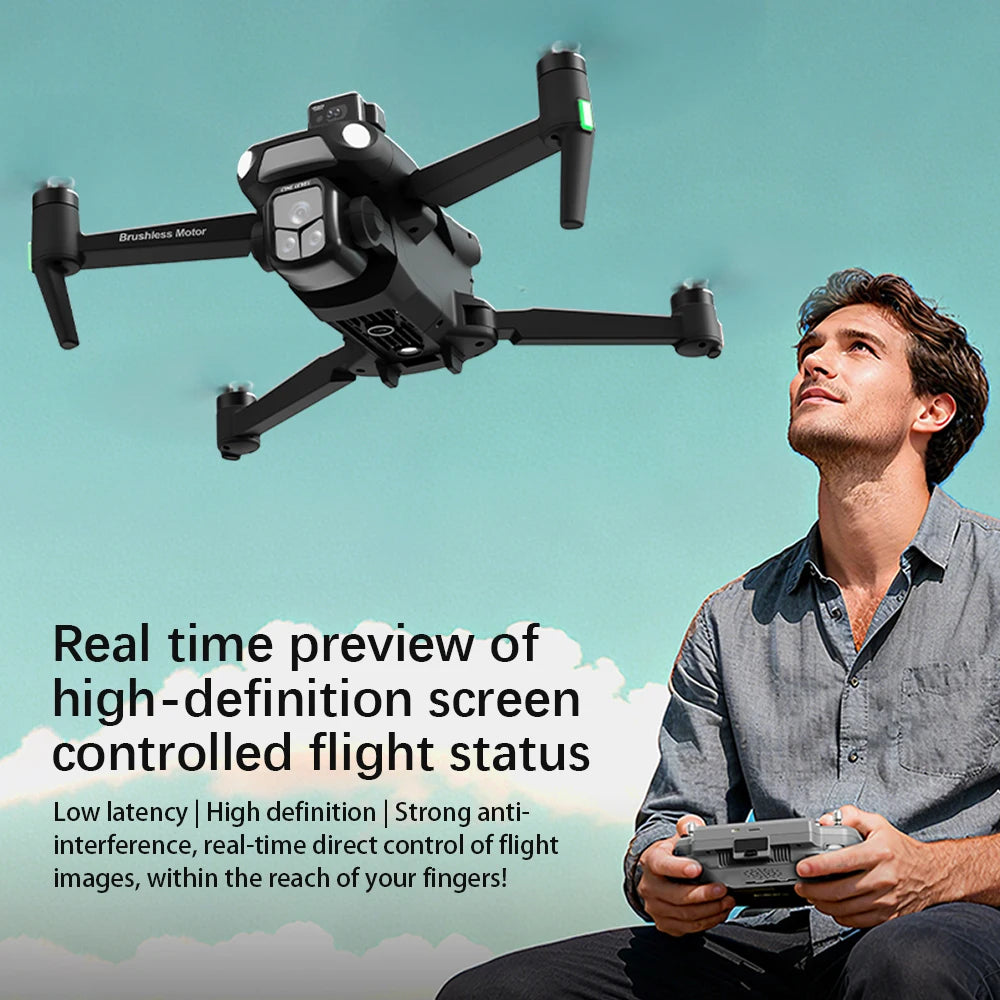 A1R 3S GPS Drone 8K Camera, Screen Remote Controller, 360 Laser Obstacle Avoidance, Brushless Motor, 5G WiFi, 1500m FPV Range