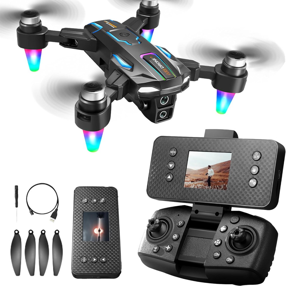 A22 Max 8K ESC Dual Camera Drone, 5G HD Transmission, Brushless Motor, Obstacle Avoidance, Optical Localization, Carbon Fiber Design, Screen Remote
