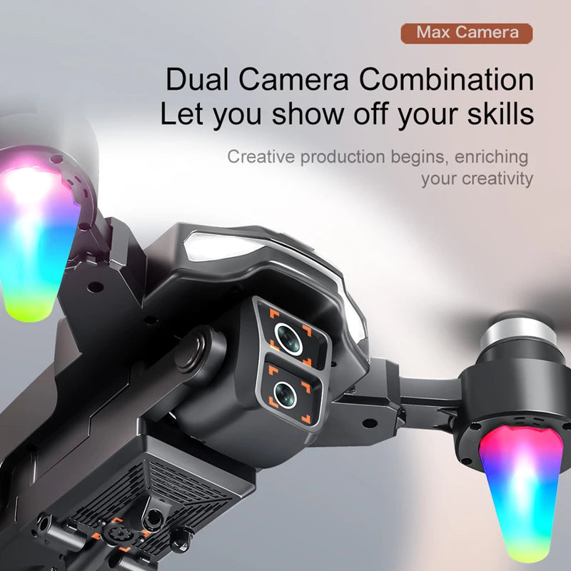A22 Max 8K ESC Dual Camera Drone, 5G HD Transmission, Brushless Motor, Obstacle Avoidance, Optical Localization, Carbon Fiber Design, Screen Remote