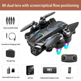 A22 Max 8K ESC Dual Camera Drone, 5G HD Transmission, Brushless Motor, Obstacle Avoidance, Optical Localization, Carbon Fiber Design, Screen Remote