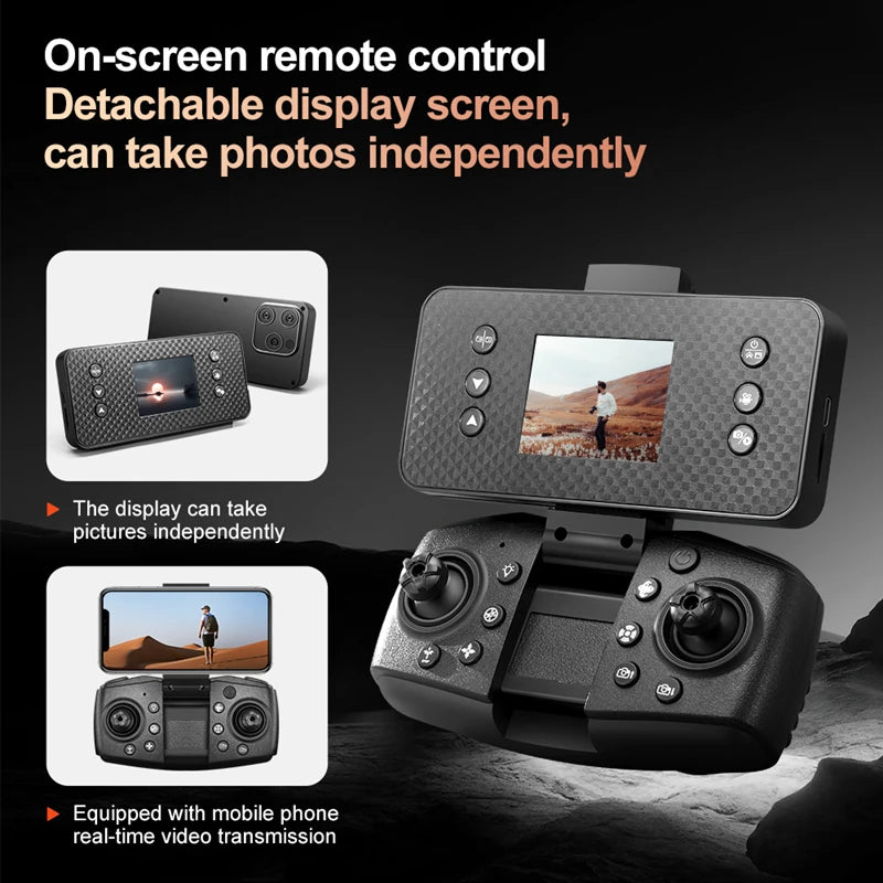 A22 Max 8K ESC Dual Camera Drone, 5G HD Transmission, Brushless Motor, Obstacle Avoidance, Optical Localization, Carbon Fiber Design, Screen Remote