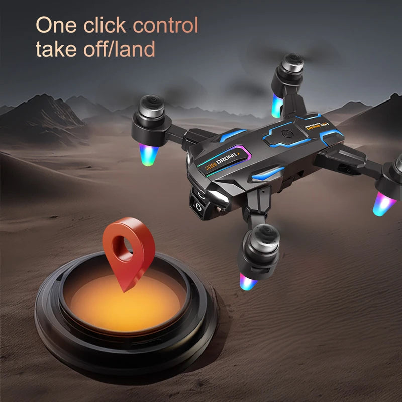 A22 Max 8K ESC Dual Camera Drone, 5G HD Transmission, Brushless Motor, Obstacle Avoidance, Optical Localization, Carbon Fiber Design, Screen Remote