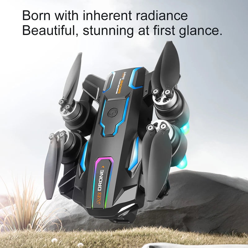 A22 Max 8K ESC Dual Camera Drone, 5G HD Transmission, Brushless Motor, Obstacle Avoidance, Optical Localization, Carbon Fiber Design, Screen Remote