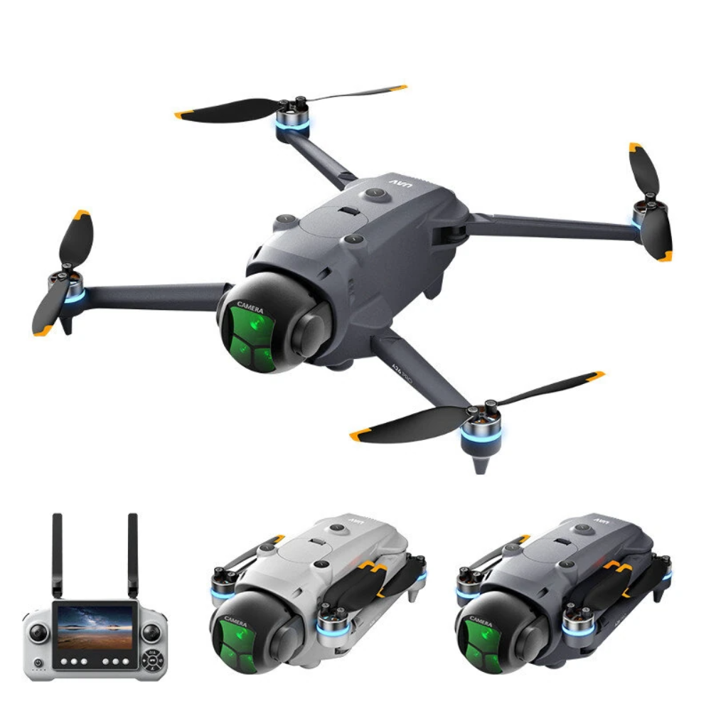 A26 Pro GPS Drone 8K Triple Camera, 4.5-Inch Screen Remote Controller, Brushless Motor, 360° Obstacle Avoidance, Airdrop