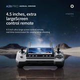 A26 Pro GPS Drone 8K Triple Camera, 4.5-Inch Screen Remote Controller, Brushless Motor, 360° Obstacle Avoidance, Airdrop