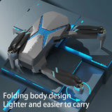 AE7 Drone, Dual 2K HD Camera, Foldable, WiFi Live View, Optical Flow, Gesture Control