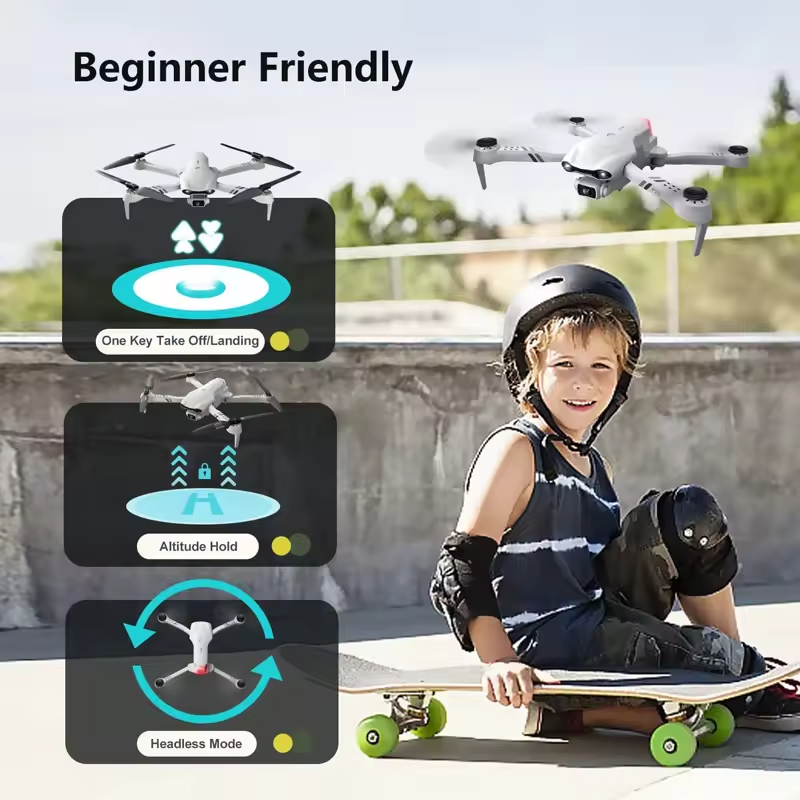F10 Drone 4K Professional GPS, Foldable 5G WiFi Quadcopter, Dual Camera, Smart Flight, Brushless Motor, Long Range