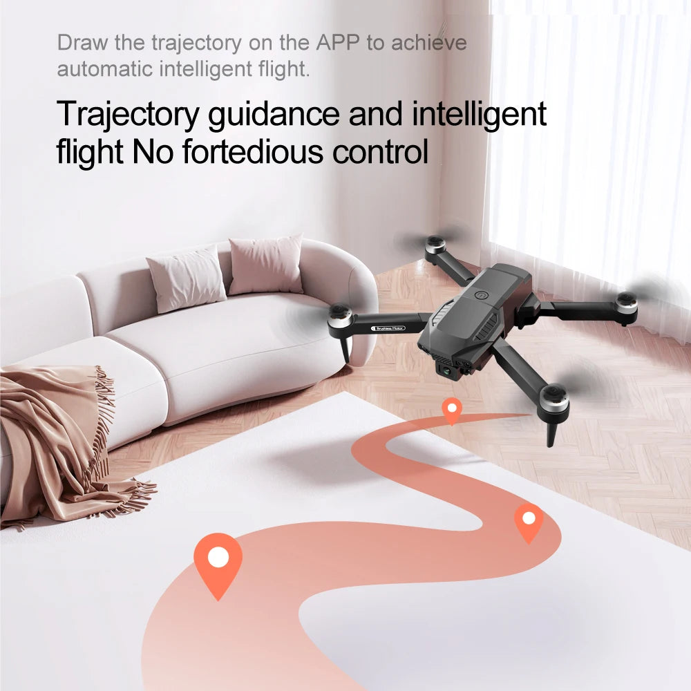 F198 Foldable Drone 1080P Dual Camera, Brushless Motors, WiFi FPV, Optical Flow