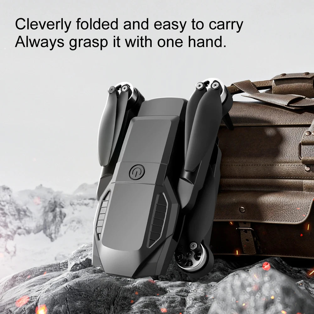 F198 Foldable Drone 1080P Dual Camera, Brushless Motors, WiFi FPV, Optical Flow