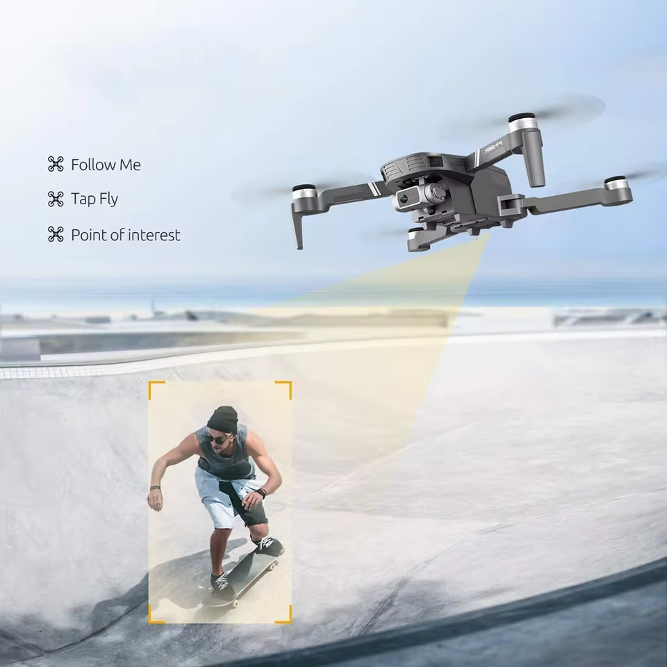 F4 Drone 4K GPS 5G WiFi Quadcopter, Dual Axis Gimbal Camera, Foldable Brushless Drone, Smart Flight Modes, Long Range