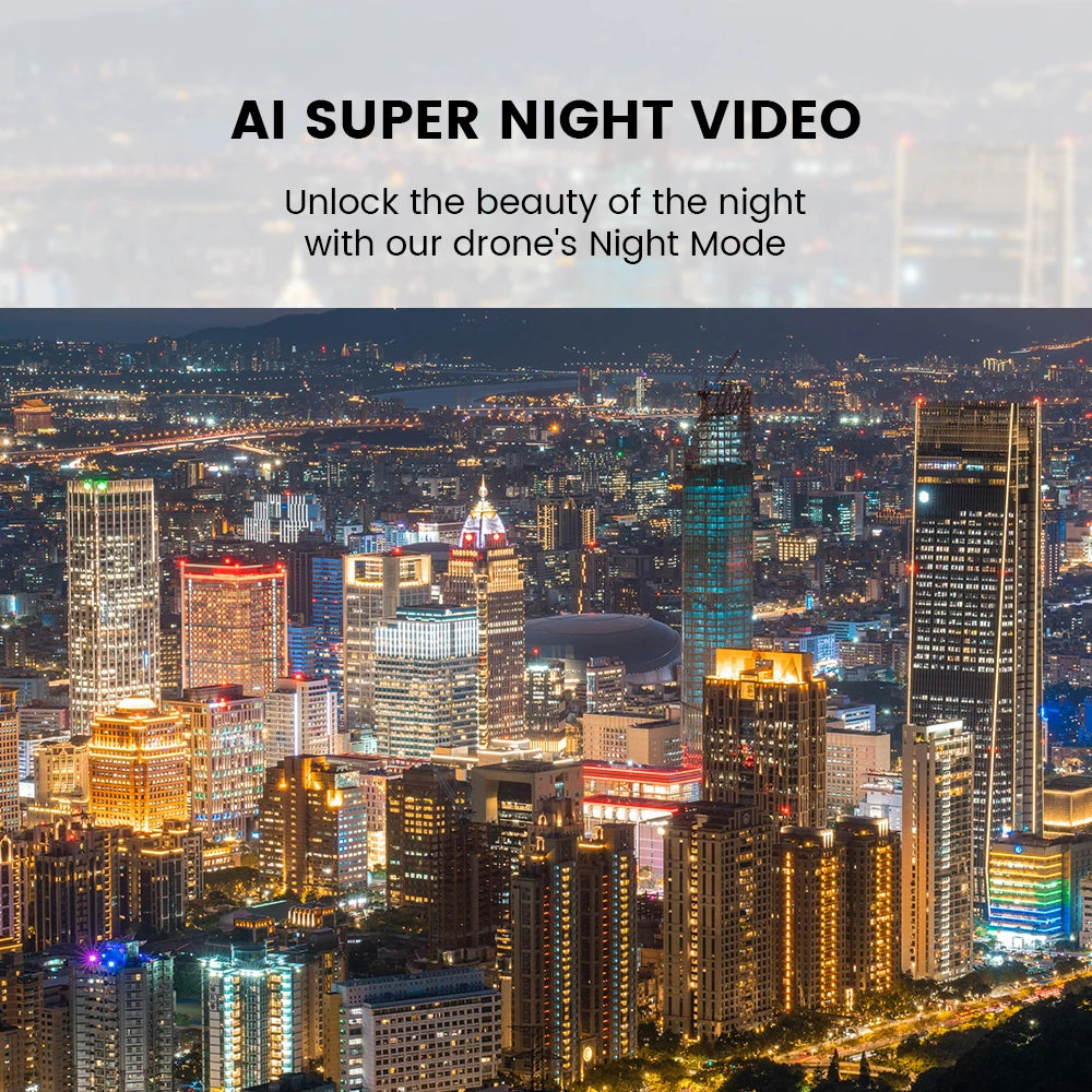 FIMI MINI 3 Drone, 4K 60fps Video, 48MP Camera, 9km Range, 3-Axis Gimbal, AI Night Vision