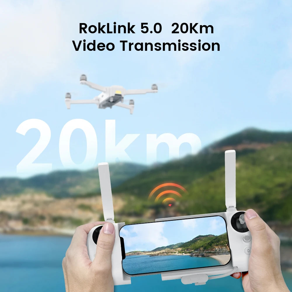 FIMI X8 Tele Max Drone 48MP Dual Sony Camera, 20KM Range, 30x Hybrid Zoom, 4K 60FPS HDR, 3-Axis Gimbal, AI Night Video