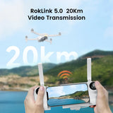 FIMI X8 Tele Max Drone 48MP Dual Sony Camera, 20KM Range, 30x Hybrid Zoom, 4K 60FPS HDR, 3-Axis Gimbal, AI Night Video