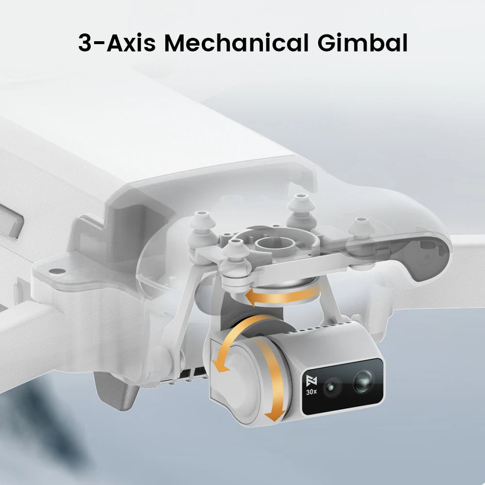 FIMI X8 Tele Max Drone 48MP Dual Sony Camera, 20KM Range, 30x Hybrid Zoom, 4K 60FPS HDR, 3-Axis Gimbal, AI Night Video