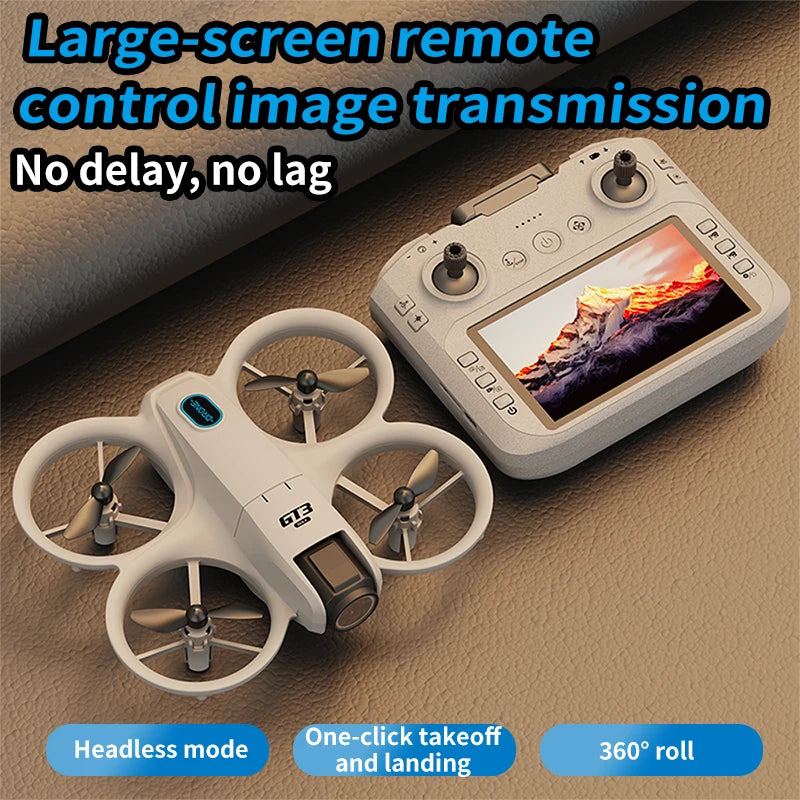 GT3 MAX 8K Dual Camera Drone with Screen Remote – Obstacle Avoidance, Optical Flow, 20min Flight