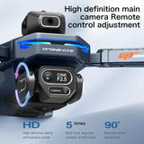 GT8 Drone 8K Dual Camera, GPS, Brushless Motor, 4.3” FPV Screen Remote, Laser Obstacle Avoidance, Optical Flow Hover, Smart Battery Level Indicator