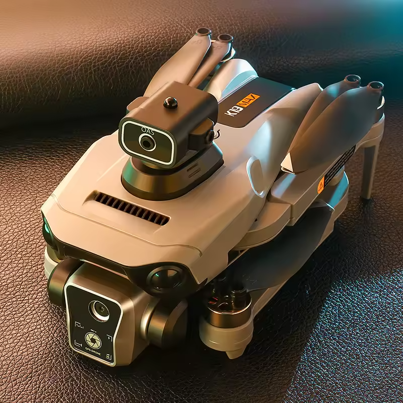 K19 MAX Drone 8K GPS, 4.5” Screen Remote, 5G FPV, Laser Obstacle Avoidance 360°, Brushless Motors, Airdrop System, 5000m Range
