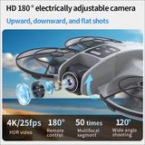 K200 Drone 4K Camera, RGB LED Lighting, Five-Sided Obstacle Avoidance, Brushless Motors, Optical Flow Stability, 4.5 Inch LCD Screen Remote