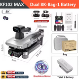 KF102 Max Drone, GPS, Optical Flow, 8K Camera 2-Axis Gimbal, Foldable Brushless Quadcopter, Obstacle Avoidance, Smart Flight Modes