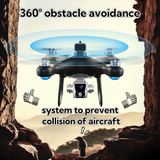 KY102 Max Drone 8K Triple Camera, Brushless, 4-Way Obstacle Avoidance, Screen Remote, Optical Flow, Long Flight Time