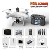 KY102 Max Drone 8K Triple Camera, Brushless, 4-Way Obstacle Avoidance, Screen Remote, Optical Flow, Long Flight Time