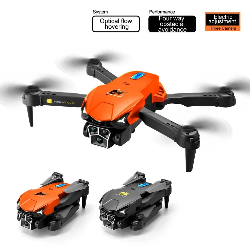 M3 PRO Drone, 4K Triple Camera, Brushless Motor, Optical Flow Hover, WiFi HD Transmission