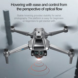 M66 Drone 8K HD Dual Camera, 5G FPV, Screen Remote Controller with Camera, Brushless Motor, 4-Sided Obstacle Avoidance, Optical Flow, 120° Wide Angle