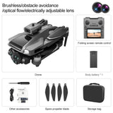 M66 Drone 8K HD Dual Camera, 5G FPV, Screen Remote Controller with Camera, Brushless Motor, 4-Sided Obstacle Avoidance, Optical Flow, 120° Wide Angle