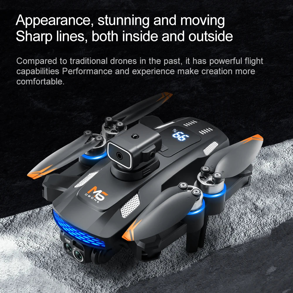 Drone M6 8K, caméra HD professionnelle, WiFi 5G FPV, écran Drone M6 8K, caméra HD professionnelle, WiFi 5G FPV, écran