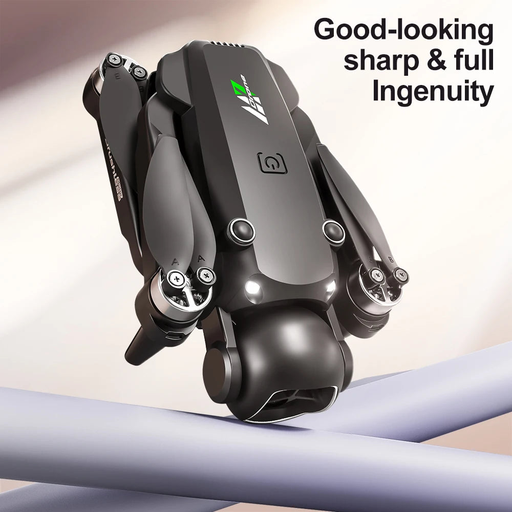 M7 Drone 8K Dual Camera, Brushless Motors, GPS, 4.3” Screen Remote FPV, 5G WiFi, Optical Flow Hover, 90° Tilt Lens, Foldable Design