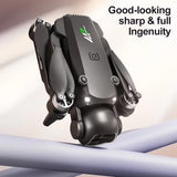 M7 Drone 8K Dual Camera, Brushless Motors, GPS, 4.3” Screen Remote FPV, 5G WiFi, Optical Flow Hover, 90° Tilt Lens, Foldable Design