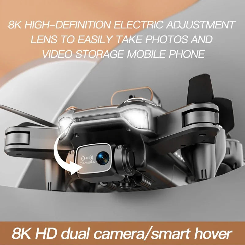 P11 GPS Drone 8K HD Camera, 360° Obstacle Avoidance, Foldable, 10KM Range, 35-Min Flight