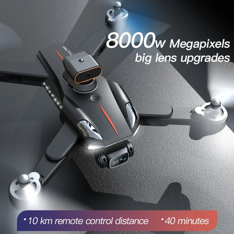 P11 GPS Drone 8K HD Camera, 360° Obstacle Avoidance, Foldable, 10KM Range, 35-Min Flight