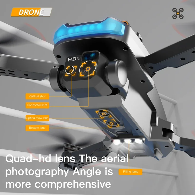 P15 Camera Rear P15 Drone, 8K Dual Camera, Omnidirectional Obstacle Avoidance, EIS ...