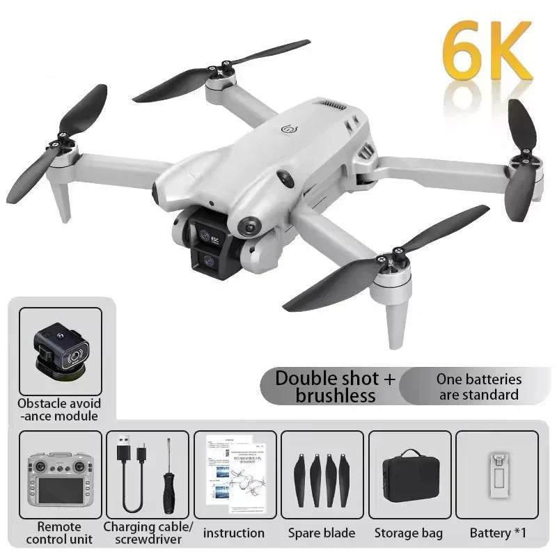 S101 Drone 8K Dual Camera, 5G WiFi, ESC Gimbal, Laser Obstacle Avoidance, Brushless, Screen Remote, GPS, Long Flight Time
