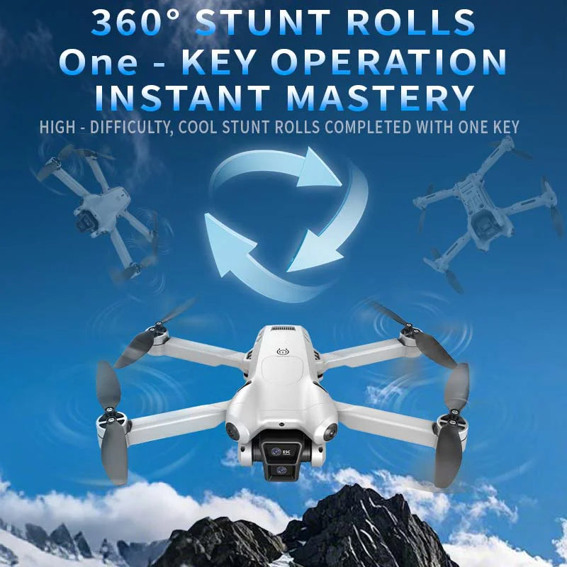 S101 Drone 8K Dual Camera, 5G WiFi, ESC Gimbal, Laser Obstacle Avoidance, Brushless, Screen Remote, GPS, Long Flight Time