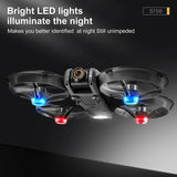 S156 Drone 8K Dual Camera, Brushless Motor, 360° Obstacle Avoidance, 4.5” FPV Screen Remote, LED Lights, Optical Flow, 2000m Range