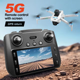 S159 GPS Drone 8K Dual Camera, 5G WiFi FPV, Obstacle Avoidance, Screen Remote, 360° Flight, Memory Card, Battery Display