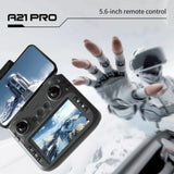 A21Pro Drone 8K HD Camera, 5.6-Inch Screen Remote Controller, 180° Adjustable Camera, 1104 Brushless Motor, Optical Flow, 5.8G FPV, 3000m Control Range